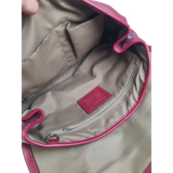 COACH Vintage Soho Satchel in cherry red - Picture 9 of 12